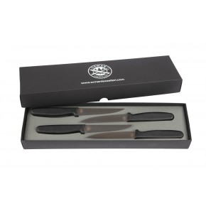 ORMAN LEZZETLERİ SEBZE/MEYVE BIÇAĞI SİYAH 4'lü set