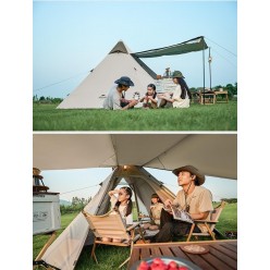 Naturehike Glamping 4Kişilik Otomatikkurulum Piramidçadır