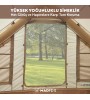 Madfox Bigless Glamping Cotton Inflatable Şişme Çadır [ Baca Çıkışlı ]