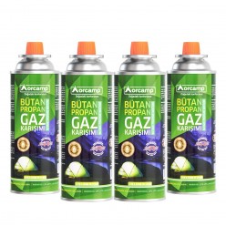 Orcamp 227 Gram Setli Gaz Kartuşu 4'Lü Set