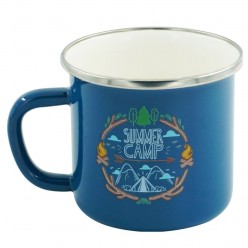 ORCAMP EMAYE KUPA 330 ML (Mavi Summer Camp)