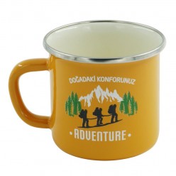 Orcamp Emaye Kupa 330 Ml Sarı Adventure