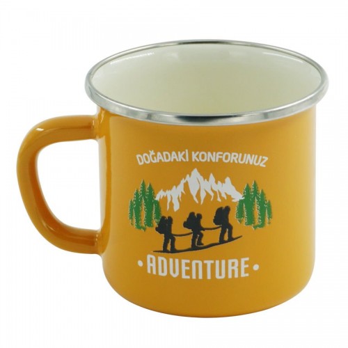 Orcamp Emaye Kupa 330 ml Sarı Adventure Orcamp Emaye Kupa 330 ml Sarı Adventure