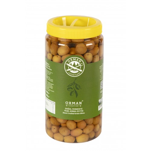 ORMAN LEZZETLERİ YEŞİL KIRMA ZEYTİN 1 KG