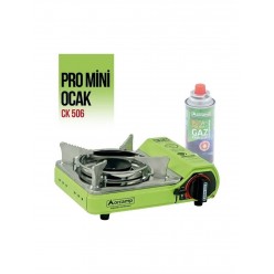 Orcamp Tekli Mini Portatif Ocak Yeşil