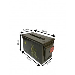 Küçük Boy Metal Mühimmat Kutusu