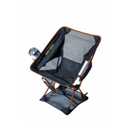 Katlanır Kamp Sandalyesi Alt Bezli Batmaz Kaymaz 150 Kg Taşıma Turuncu