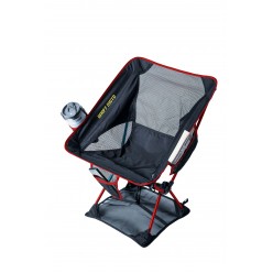 Katlanır Kamp Sandalyesi Alt Bezli Batmaz Kaymaz 150 Kg Taşıma Kırmızı