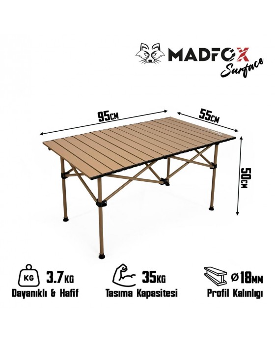Madfox Surface Katlanır Kamp Masası