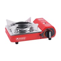Tekli Mini Portatif Ocak Kırmızı+3 Adet Kartuş Kts-227