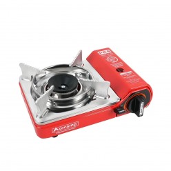 Tekli Mini Portatif Ocak Kırmızı+3 Adet Kartuş Kts-227