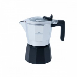 On Off Kamp Kahve Potu Moka Pot 150 Ml 2 Cup Gümüş Si̇yah