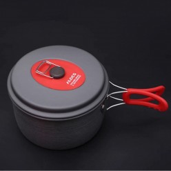 Alocs 2 3 Ki̇şi̇li̇k Kamp Tencere Tava Çaydanlik Seti̇ Pro Seri̇