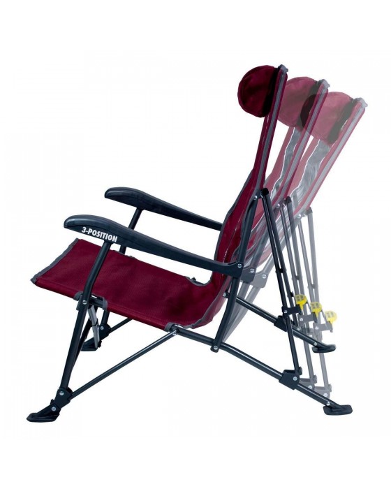 Gci Outdoor Low-Ride Recliner™ 3 Kademeli Katlanır Kamp Sandalyesi