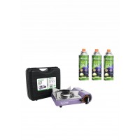 Orcamp Tekli Mini Portatif Ocak Mor+3 Adet Kartuş Kts-227