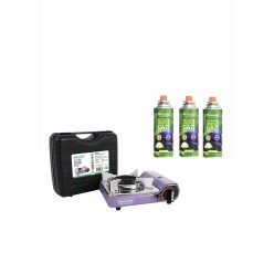 Orcamp Tekli Mini Portatif Ocak Mor+3 Adet Kartuş Kts-227