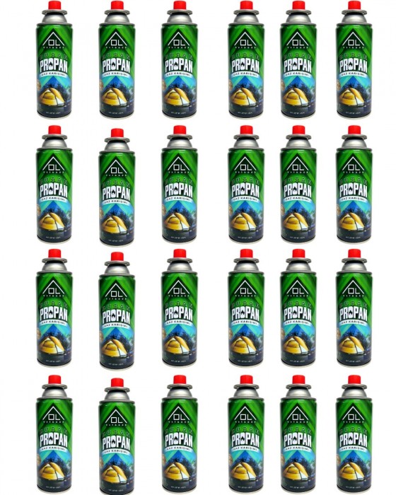 Ol Outdoor 227 Gram Bütan Propan Gaz Kartuşu 24 Adet