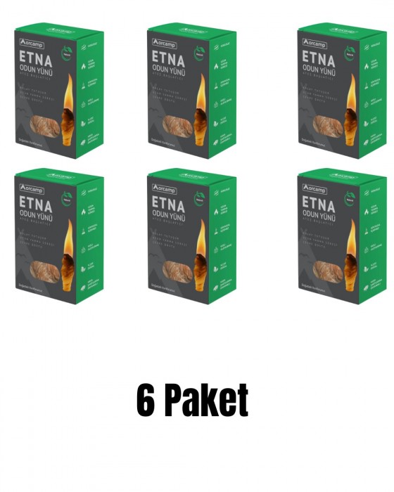 Orcamp Etna Odun Yünü 6 Paket