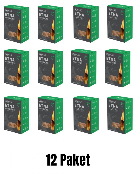 Orcamp Etna Odun Yünü 12 Paket
