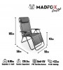 Madfox EasyRest Katlanır Şezlong Sandalye Madfox EasyRest Katlanır Şezlong Sandalye