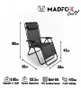 Madfox EasyRest Katlanır Şezlong Sandalye Madfox EasyRest Katlanır Şezlong Sandalye