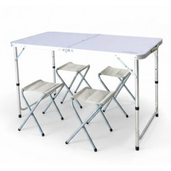 Madfox Nomad Duo Tabureli Katlanır Kamp Masası Seti