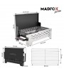 Madfox SteelFold Paslanmaz Çelik Katlanabilir Mangal Madfox SteelFold Paslanmaz Çelik Katlanabilir Mangal