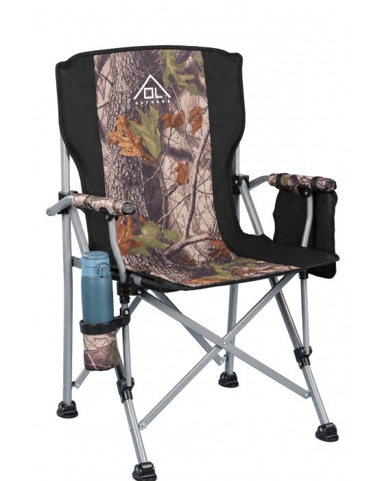 Ol Outdoor Mammoth Katlanır Kamp Sandalyesi_Kamuflaj