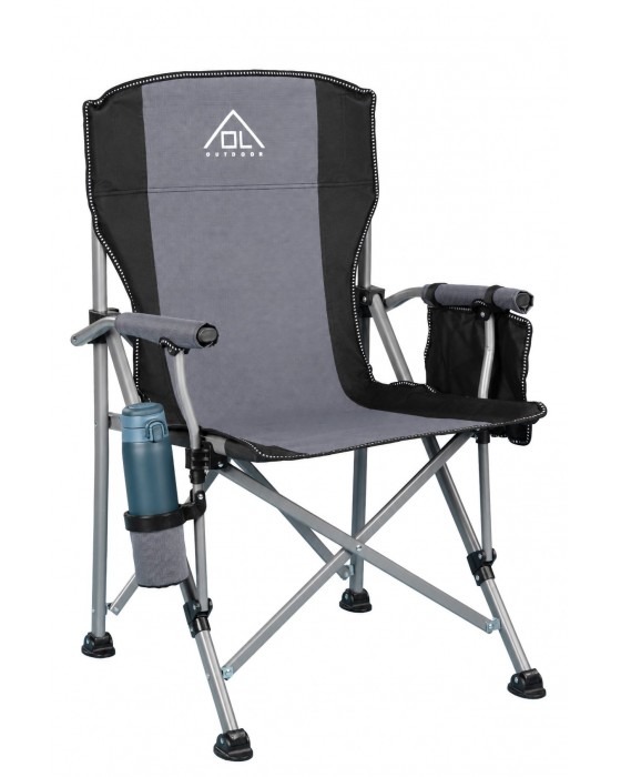 Ol Outdoor Mammoth Katlanır Kamp Sandalyesi Gri