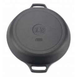 Dökümcü Baba Kaplamasiz Döküm Tava Sahan 24 Cm