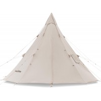 Naturehike Profound 9.6 Carpa Glamping Aile Çadırı | Cotton Pyramid Kanvas |